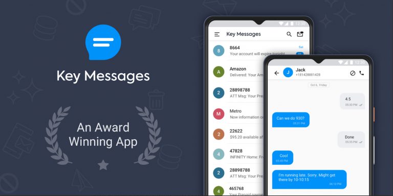 Block Text, SMS, Spam Blocker - Key Messages