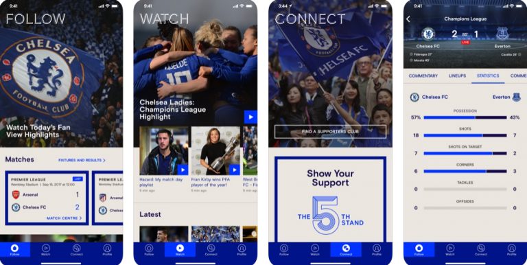 Chelsea FC - The 5th Stand Mobile App