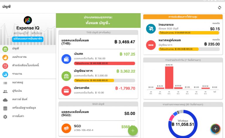 Expense IQ – แอพรายรับรายจ่าย