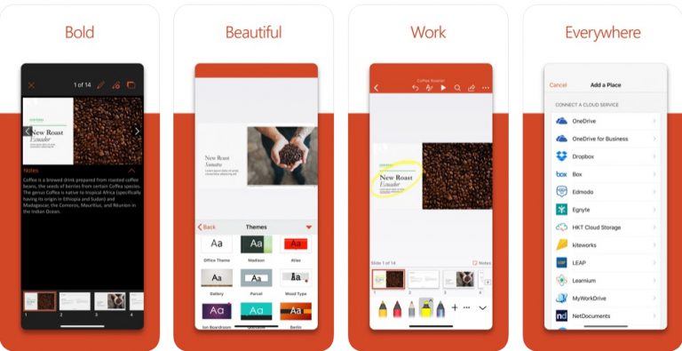Microsoft PowerPoint การนำเสนอสไลด์และงานนำเสนอ