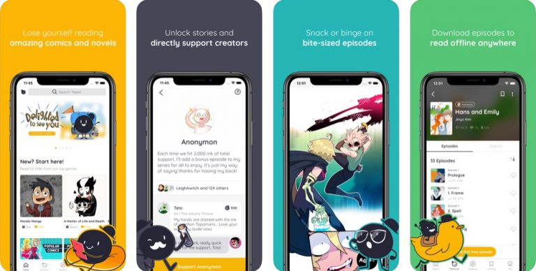 Tapas – Comics Novels, and Stories