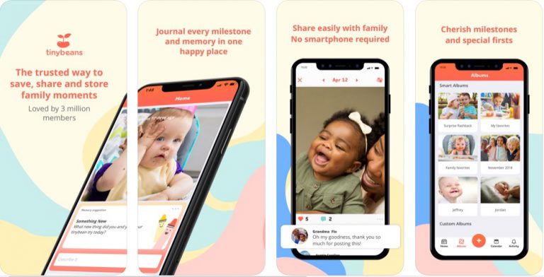 Tinybeans ภาพเด็ก-พัฒนาการทารก