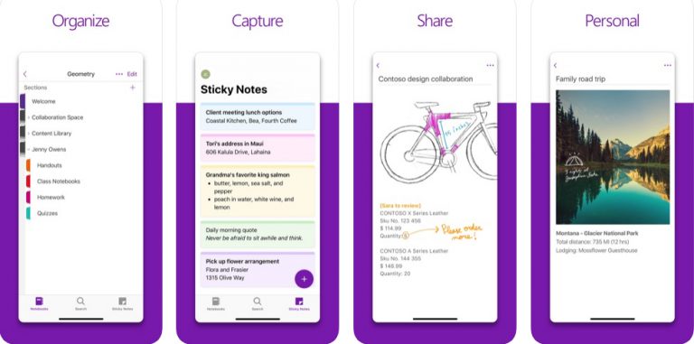 Microsoft OneNote Save Ideas and Organize Notes
