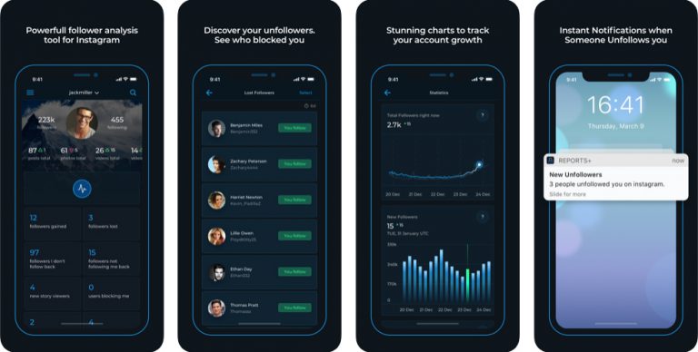 Reports+ Followers Analytics for Instagram