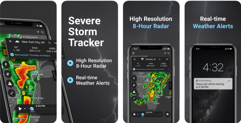 Storm Radar แผนที่สภาพอากาศ