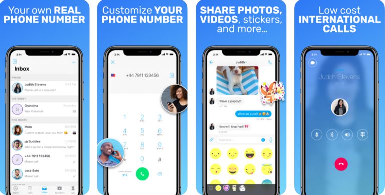 Text Me Text Free, Call Free, Second Phone Number