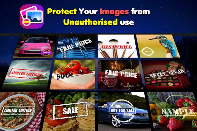 ลายน้ำสำหรับรูปภาพ ป้องกันภาพของคุณ